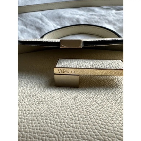 Retail $5800 Valextra Iside Top Handle Mini Bag in Pergamena white - Picture 4 of 9